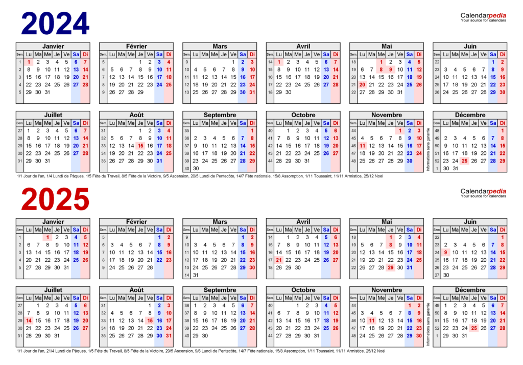 Calendrier Ann e Scolaire 2024 2025 Image To U