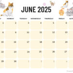 Cat 2025 Calendar Lilia Patrica