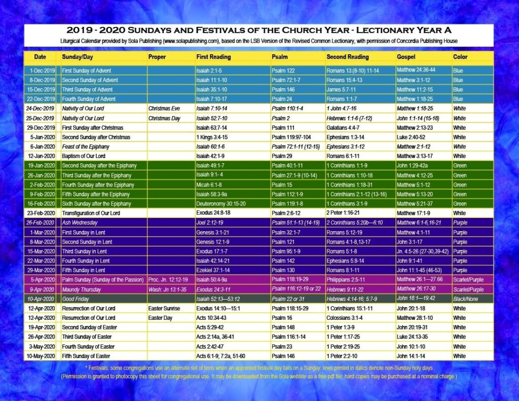 Catholic Liturgical Calendar 2025 Pdf Printable Janice Carmencita