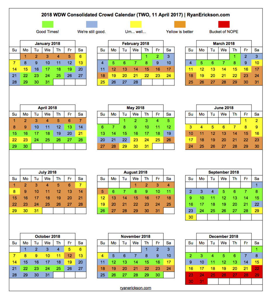 Crowd Calendar Disney World 2024 Printable Positive Parenting Tips 