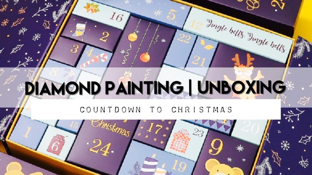 Diamond Painting Unboxing Cateared Advent Calendar YouTube