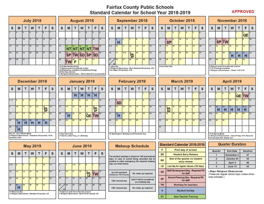 Fairfax County Employee Calendar 2025 26 Deva Muffin