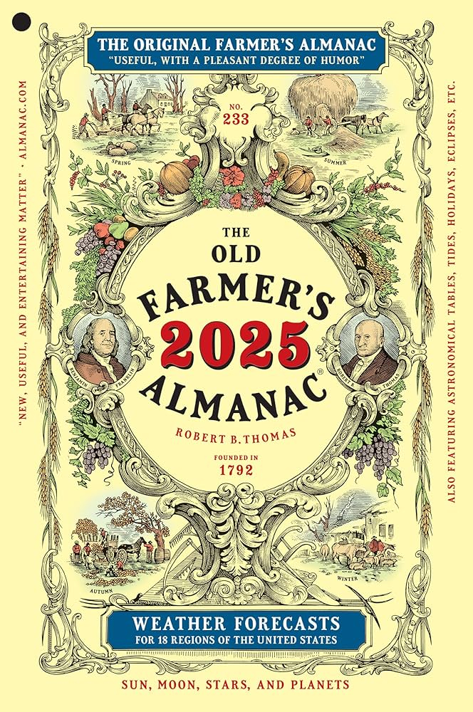 Farmers Almanac December 2025 Thomas Marshall