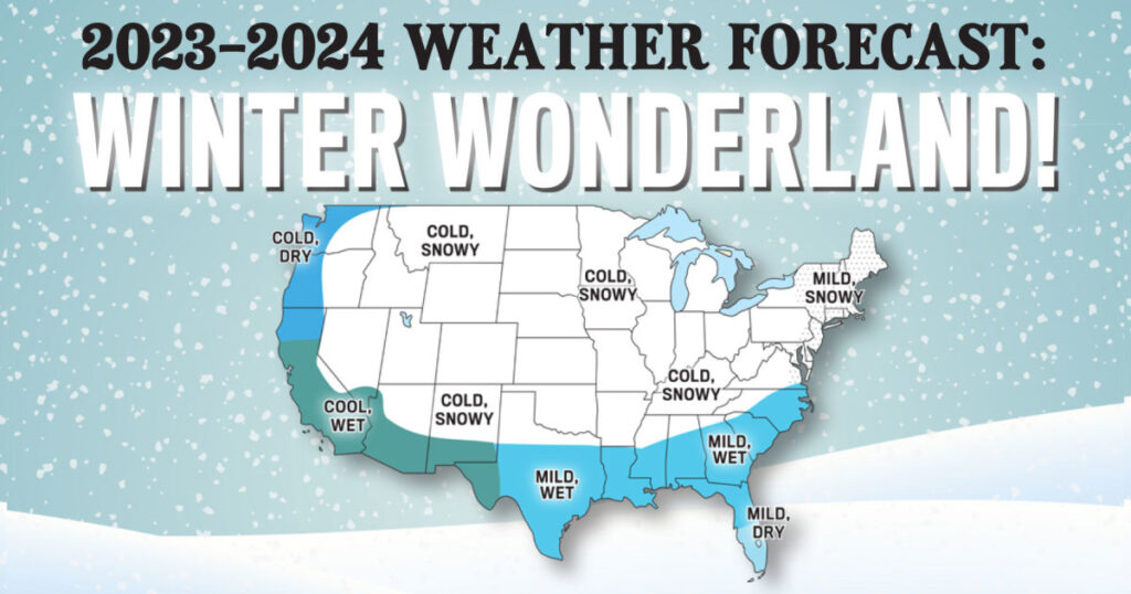 Farmers Almanac Winter 2023 2024 Predictions Powder Destinations