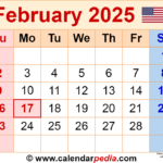 Feb 2025 Holiday Calendar Johna Karmen