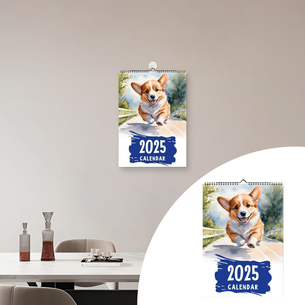 Fireman Calendar Desk Weekly Calendar Wall Calendar Vacation The Corgi 