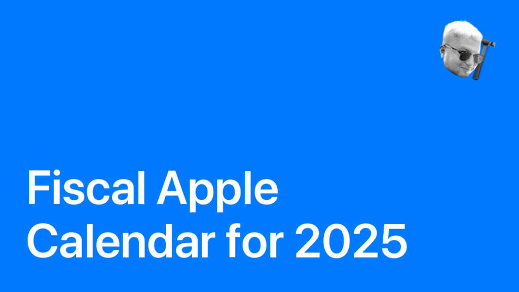 Fiscal Apple Calendar For 2025 Sparrow Code