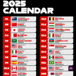 Formula 1 2025 Revised Schedule A Comprehensive Overview 2025 Whole