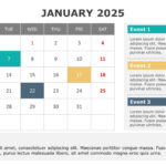 Free PowerPoint Calendar Template 2025