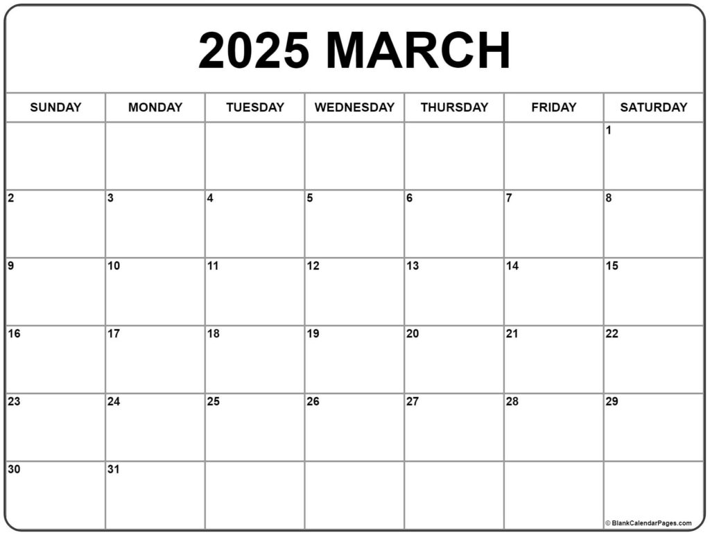 Free Printable March 2025 Calendar With Notes Pdf Athena Minerva