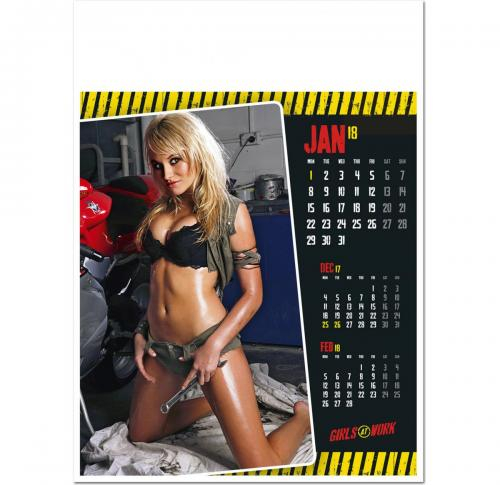 Glamour Wall Calendar 2025 Girls At Work Buy Promotional Products UK 