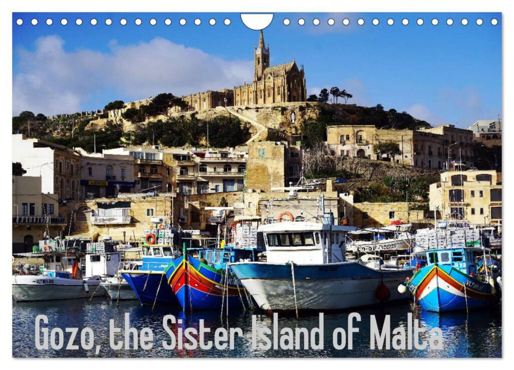  Gozo Malta s Little Sister Island Wall Calendar 2025 DIN A4 