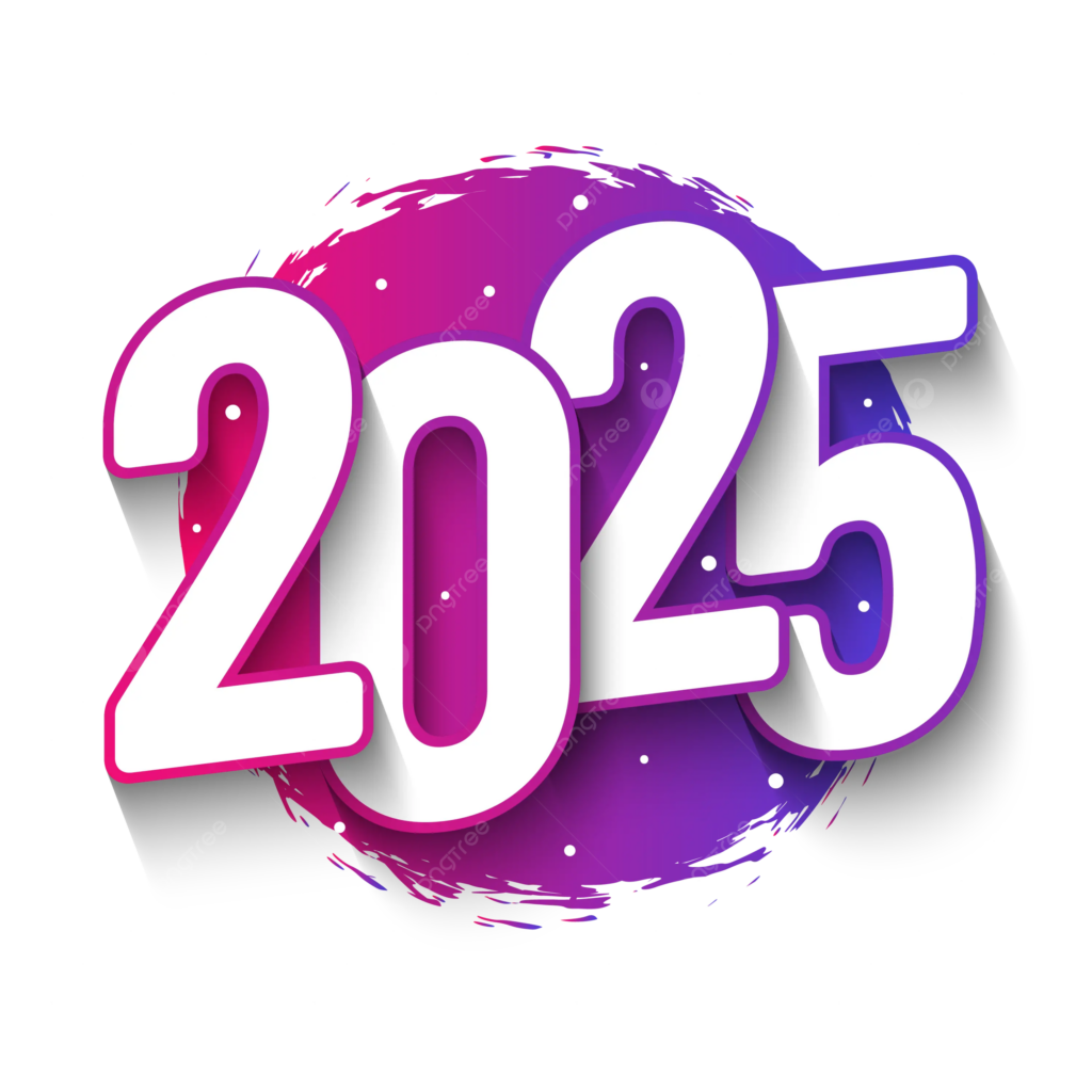 Gradiente De 2025 A os Vector PNG dibujos 2025 Degradado A o PNG Y