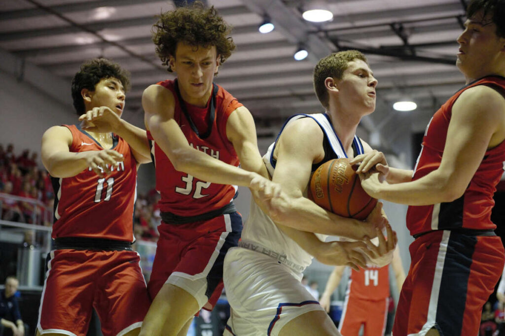 HS BOYS BASKETBALL MCS Blows Out Grapevine Faith In Area Playoff