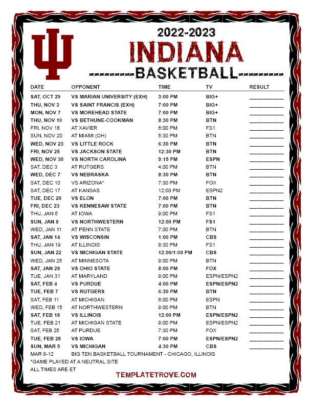 Iu Fall 2024 Schedule Release Date Wini Amandie