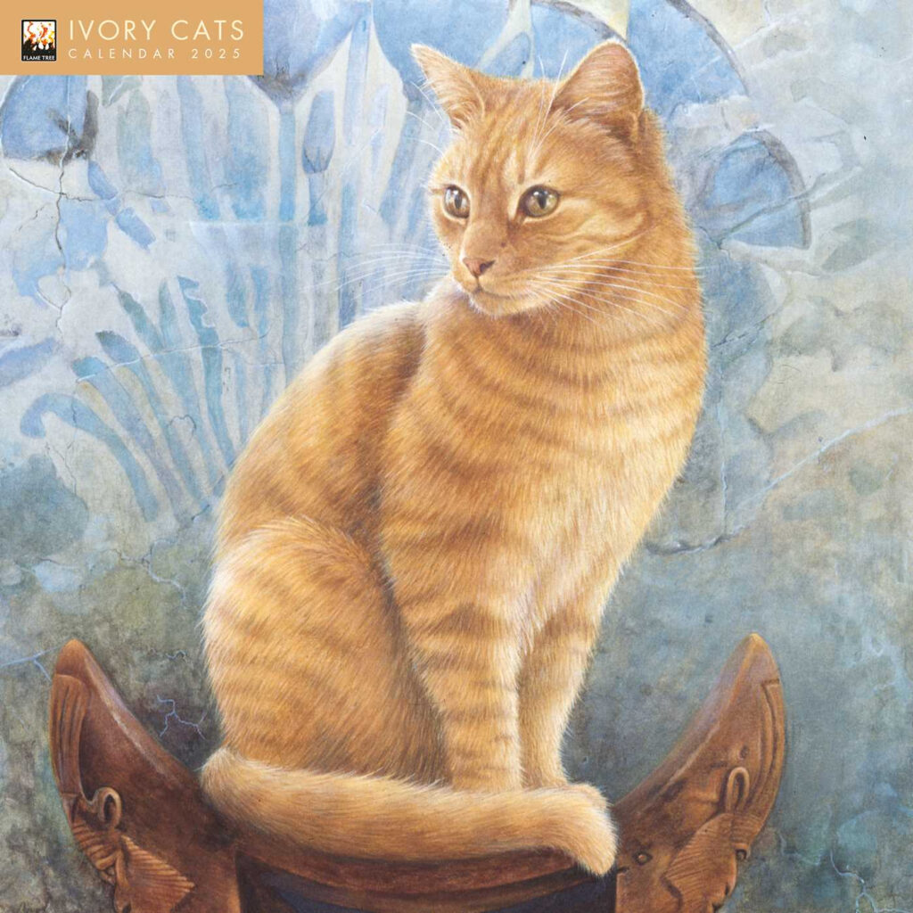 Ivory Cats Calendar 2025 Helene Charlene