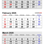 January February And March 2025 Calendar A Comprehensive Guide