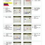 Marian Academic Calendar