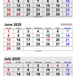 May June 2025 Calendar A Comprehensive Guide Calendar 2025 June July