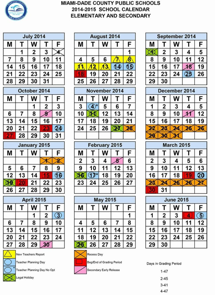 Miami Dade County Public Schools 2025 2026 School Calendar Calendar 