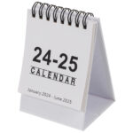 Mini Desk Calendars 2024 2025 Flip Calendar Standing Desk Calendar For