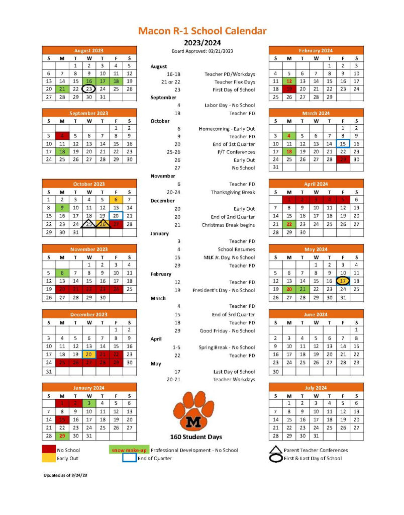 Mizzou Fall 2024 Calendar