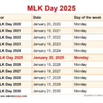 Mlk 2024 Calendar Tania Florenza