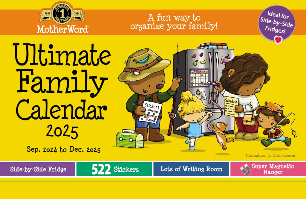 Motherword Ultimate Family Calendar 2025 Janie Catarina