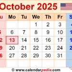 Navigating Time A Comprehensive Guide To October 2025 Calendar