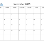 November 2025 Calendar