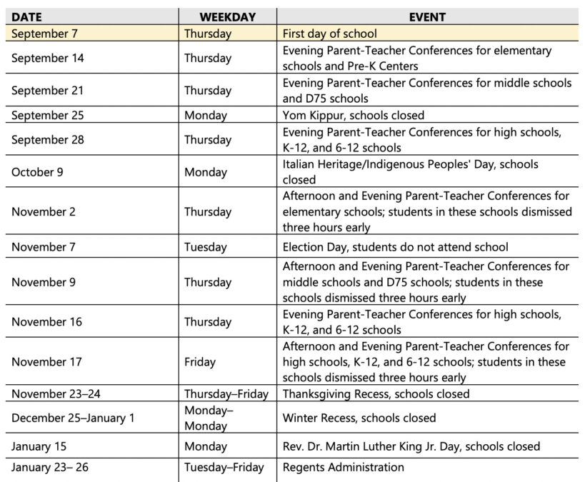 Nyc Doe Calendar 2025 To 2025 Anne Forsyth