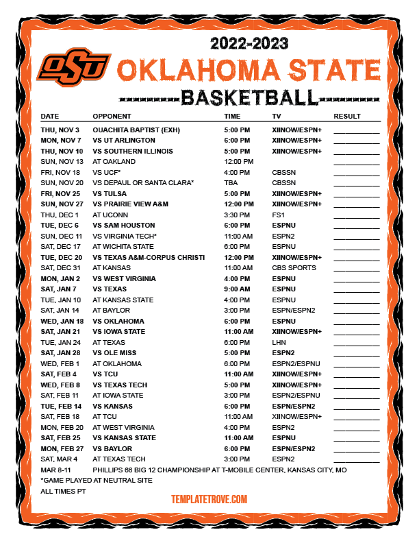 Oklahoma State Cowboys Baseball Schedule 2024 Gusty Katusha