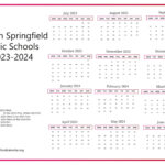 Oregon Springfield Public Schools Calendar 2023 2024