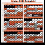 Orioles 2025 Calendar Livy Sherye