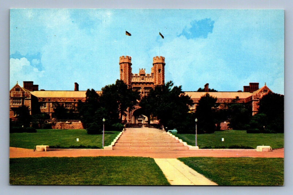 Postcard Vtg Missouri Brookings Hall Washington Unviersity St Louis EBay