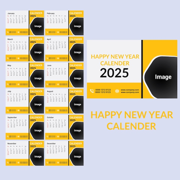 Premium Vector Tebal Calender 2025 Calender Template Table Calender 