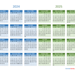 Printable 2024 And 2025 Calendar Free Www essaludacreditacion pe