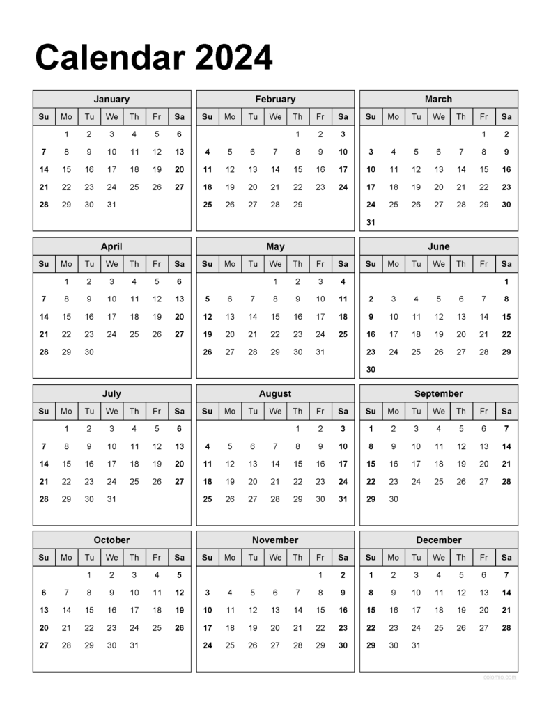 Printable 2024 Calendars Free Printable Free Chris Antonina