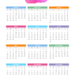 Printable Yearly Calendars 2024 Fanni Jeannie