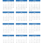 Printable Yearly Calendars 2025 Gambaran