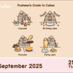 Pusheen 2025 Day to Day Calendar Book Summary Video Official