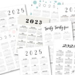 Reuse Old Calendar For 2025 Evie Oralee