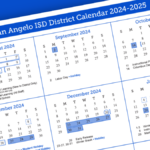 San Angelo Isd Calendar 2025 Printable Anet Sharia