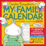 Sandra Boynton s My Family Calendar 17 Month 2024 2025 Family Wall