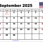 Sep 2025 Calendar With Holidays Carolyn Nash