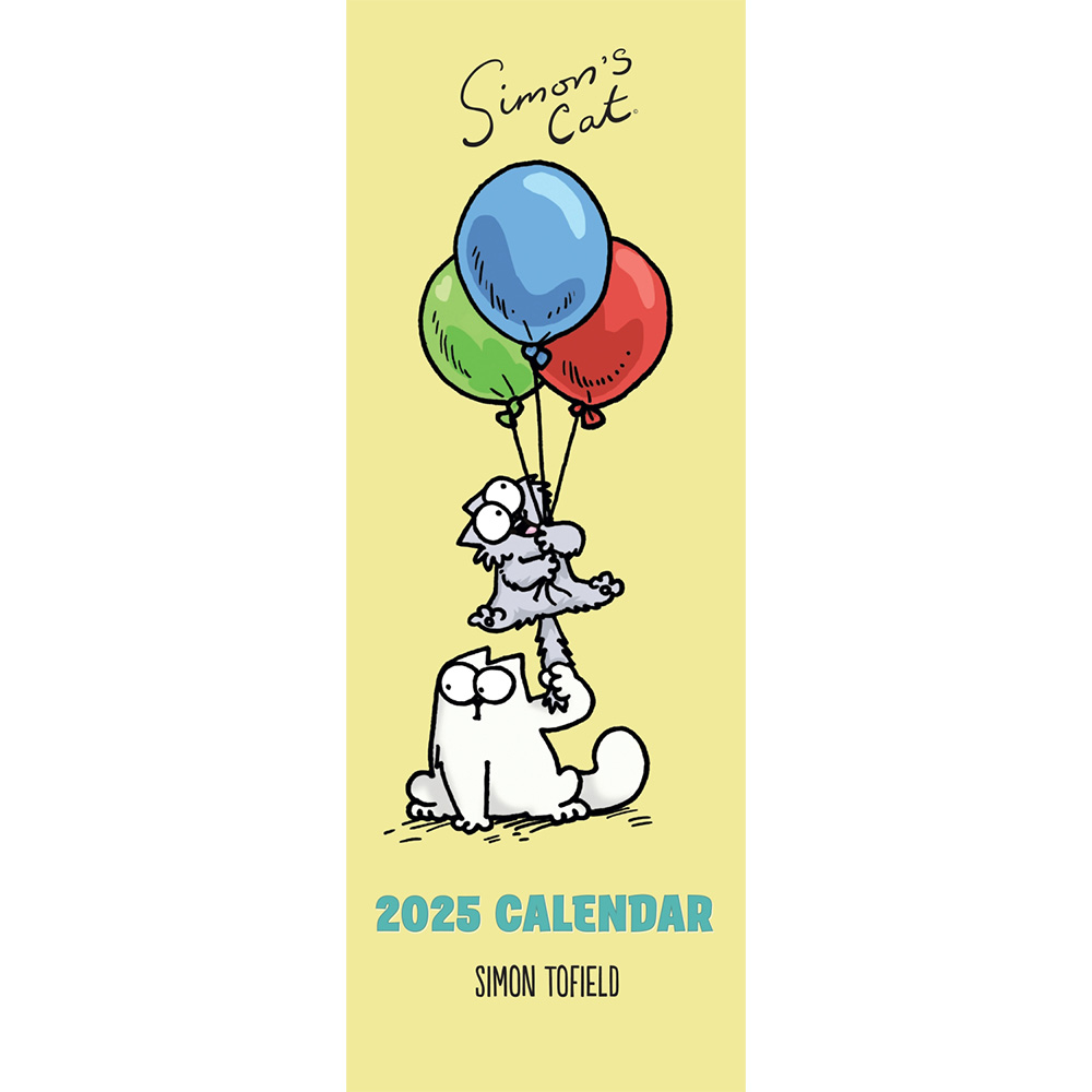 Simon s Cat Slim Calendar 2025