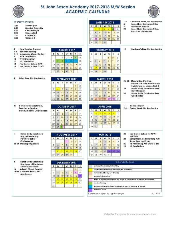 St John S Academic Calendar 2024 Minni Tabitha