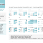 Standard Possession Calendar 2024 Karee Karlotta