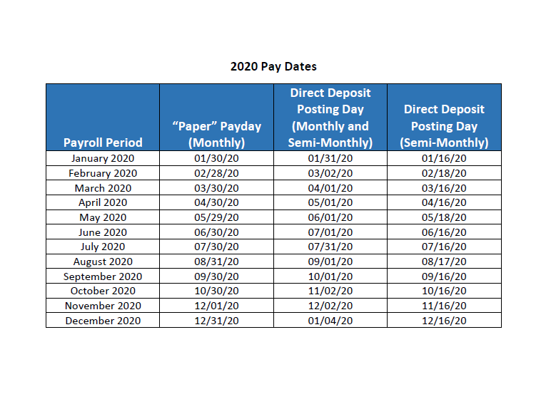 State Of California Payroll Calendar 2021 Payroll Calendar