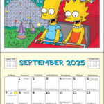 The Simpsons 2025 Wall Calendar Book Summary Video Official